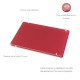 Tabla Cortar Polietileno 30x20x1,5 cm.  Color Rojo