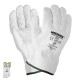 Guantes Trabajo Piel FLOR 8" Con Colgador (Par)