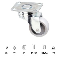 Mesa Plegable Rectangular HDPE Multifuncional, Portatil, Resistente,Multiusos 244x76x74 cm. Color Blanco