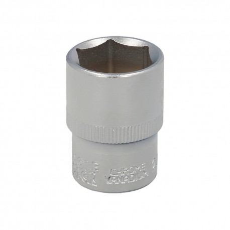 Llave Vaso 1/2" Hexagonal 21 mm. Perfil de 6 caras. Acero Cromo Vanadio, Aristas Redondas