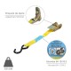 Cinta De Amarre Con Ratchet 4,5 metros x 25 mm. Trinquete Metalico Automatico, Cincha, Eslinga Mercancia, Correa Sujeción (2uds)