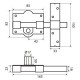 Cerrojo Fac 301-l/ 80-n