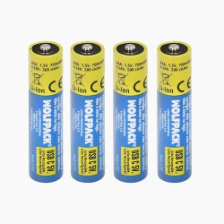 Pila Litio Recargable "AAA" 1,5V USB-C (4 Unidades)