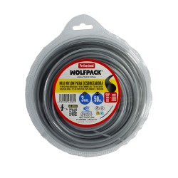 Hilo Nylon/Aluminio Redondo Profesional 3,0mm (Rollo 50mt.)