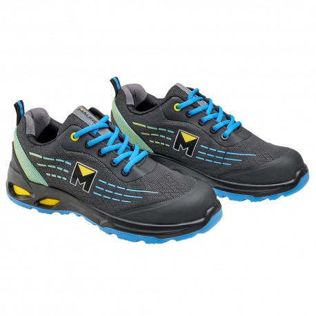 Deportiva Seguridad Maurer S3L Modelo Lapis Antideslizante con Suela Composite y Resistencia a los Hidrocarburos Talla 39.