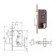 Cerradura Yale  600-hl/60x35