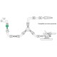 Adaptador Manguera Plastico 1" hembra  Blister