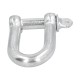 Grillete Recto Galvanizado 5 mm. 3/16" Uso Domestico