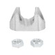 Sujetacables Galvanizado 20 mm. 3/4" Uso Domestico