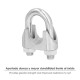 Sujetacables Galvanizado 12 mm. 1/2" Uso Domestico