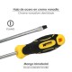 Destornillador Bimaterial Boca Estampada 3x100 mm.