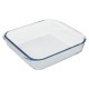 Fuente Horno Cristal Borosilicato Cuadrada 1,1L. 20,7x20,7 cm. Ideal Meclas, Ensaladas, Postres, Cocina, Resposteria. Libre BPA