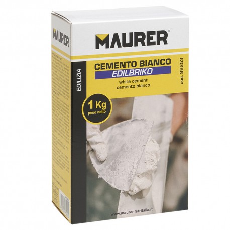 Edil Cemento Blanco Maurer (Caja 1 kg.)